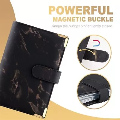 Marble Budget-Binder Budgeting Marble Notebook 1PC Notebook Binder 6 Ring Binder • $22.10