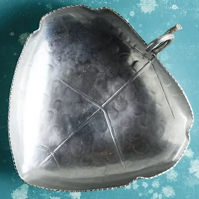 Vintage Hand Forged Buenilum Aluminum Leaf Shaped Tidbit Serving Dish MCM • $9.50