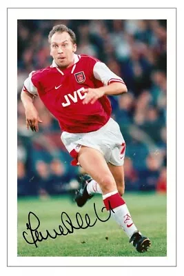 £2.99 • Buy DAVID PLATT Signed Autograph PHOTO Fan Gift Signature Print ARSENAL Soccer