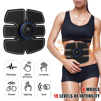 Abdominal ABS Muscle Stimulater Training Toner Fitness Belt Stimulator 8 Modes  • $6.99