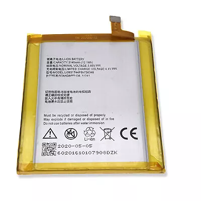 Li-Polymer Battery For ZTE Blade V8 Pro Z978 BV8P121 LI3931T44P8h756346 3140mAh • $10.99