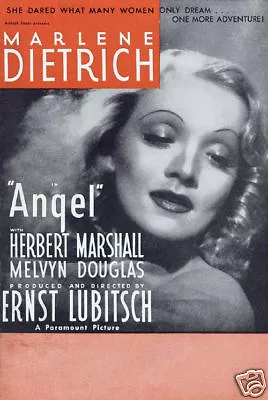 Angel Marlene Dietrich Vintage Movie Poster • $5.99