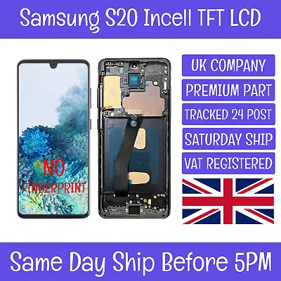 Samsung Galaxy S20 SM-G980/G981 Incell TFT LCD Screen Display Touch Digitizer • £69.99