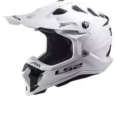 LS2 MX700 Subverter Solid Gloss White 06 Offroad Helmet - New! Fast Shipping! • $153.71