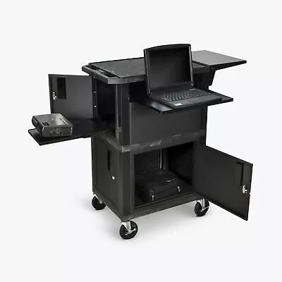 Luxor 41in. Ultimate Presentation Station W/ Cabinets Model# WTPSCE • $444.99