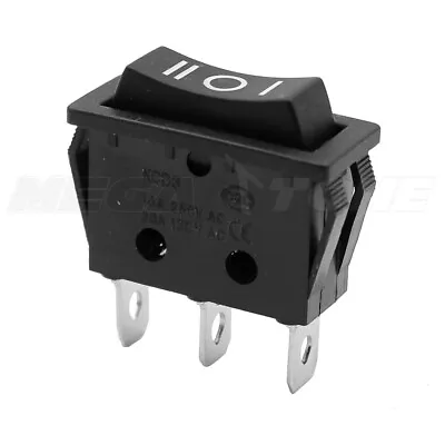 SPDT Momentary Rocker Switch (On)-Off-(On) 1/4HP KCD3 20A/125VAC ~ USA SELLER!!! • $2.39