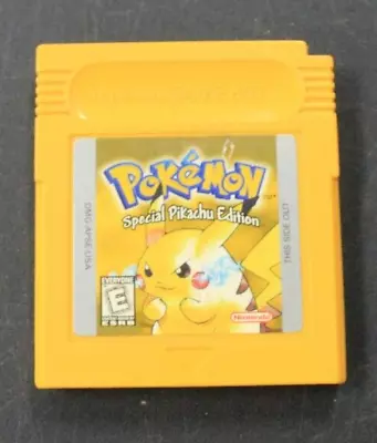 Pokemon Yellow Special Pikachu Edition Nintendo Game Boy 1999 Authentic Tested • $30