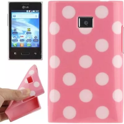 Cell Phone Cover Bumper Dots Protection Case Design For Lg Optimus L3/E400 Neu • $15.91