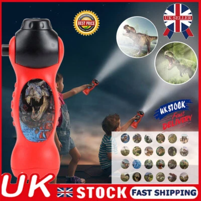 £6.99 • Buy Dinosaur Torch Projector LED Flashlight Children Kids Educational Toys Gift UK