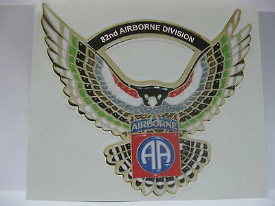 82nd AIRBORNE PARATROOPER DECAL STICKER • £2.96