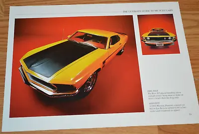 1969 Ford Mustang Boss 302 Photo Poster Picture Ford 69 Boss302 • $7.99