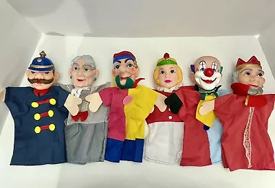 Mr. Rogers Neighborhood Vintage Hand Puppets King Friday Punch & Judy Lot Of 6 • $29.99