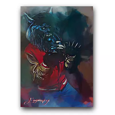 Michael Jackson In Thriller #4 Art Card Limited 37/50 Vela Signed (Music -) • $4.99