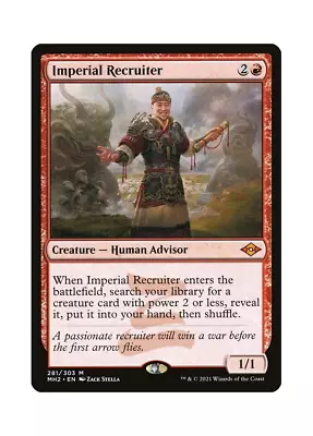 Magic The Gathering MTG MH2 Imperial Recruiter 281 Regular Near Mint • $7.36