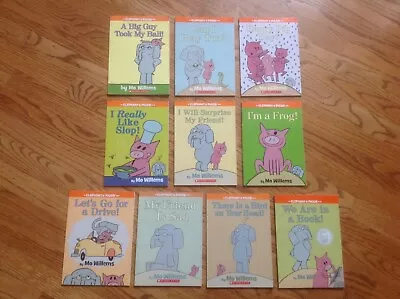 Lot 10 ELEPHANT & PIGGIE Books By Mo Willems PB ~  VGC • $29.99