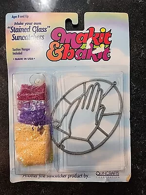 Vintage Quincrafts Makit And Bakit Suncatcher Kit • $10.99