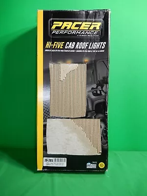 Pacer Products 20-265 Cab Roof Lights Amber Lens Led Bulbs For 2007-14 Chevy GMC • $99.95