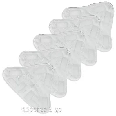 ABODE ASM2001 Steam Cleaner Mop Pads Washable Cleaning Pad Floor Cover X 5 • £15.94