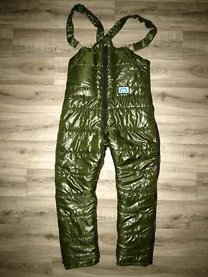 £115 • Buy 80s Mountain Equipment Fitzroy Mens Altitude Salopettes L Pants Trousers Vintage