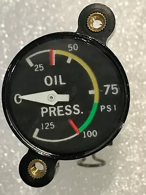 Aircraft Oil Pressure Gauge 1-14  (3cm) 0-125psi • $175