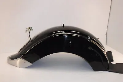 98-16 Yamaha V Star 650 BLACK REAR BACK WHEEL FENDER MUD GUARD CLASSIC  • $250