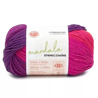 Lion Brand Mandala String Yarn-Beats 557L-213AP • £13.43