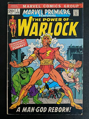 Marvel Premiere #1 (1972)  1st App & Origin Of HIM As Warlock   Key • $75