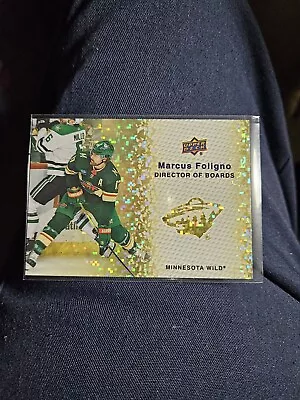 Marcus Foligno Gold Sparkle Director Of Boards #DB-8 2023-24 Upper Deck Series 2 • $5