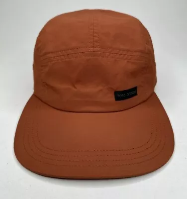 Topo Designs 5 Panel Strapback Camp Hat Gorp Hiking Outdoor Burnt Orange • $33