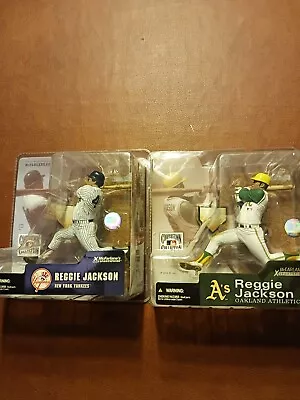 Lot Of 2 Mcfarlane Reggie Jackson Yankees And A's • $100