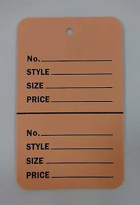 500 Pink Unstrung Coupon Garment Merchandise Price Tags Small • $24.99