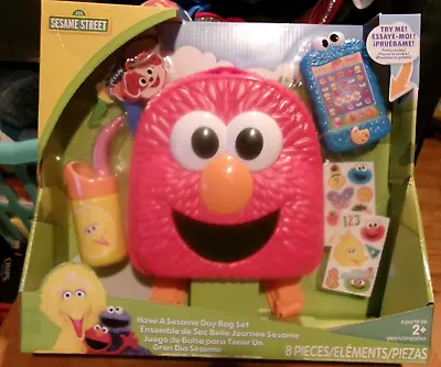 Sesame Street Have A Sesame Day Bag Set Elmo Backpack Set -NEW IN BOX- • $18.50