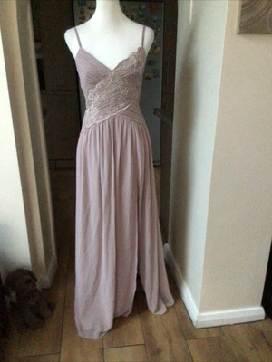 £15 • Buy Little Mistress Bridesmaid/ Occasion Front Split Maxi Dress…Size 8