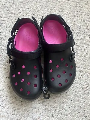 Crocs Duet Max 2 Post Malone Black Size 11 POSTY CO PINK 207268001 New • $175