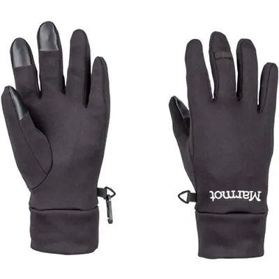 *NEW* MARMOT Womens Power Stretch Connect Gloves XS Black • $19.99