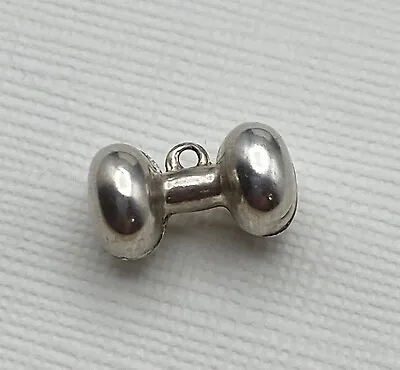 Vintage Sterling Silver Baby Rattle Charm • $5