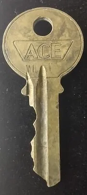 Vintage Brass Key Ace Y1 Appx 1-15/16” Locks Cabinet Desk Trunk Mail Box • $8.99