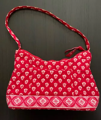 Vera Bradley Molly Bag  Nantucket” Red Cotton Quilted Excellent Condition • $15.95