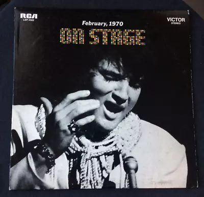 Elvis On Stage February 1970 Vinyl LP/ Record (RCA LSP - 4362) • $9