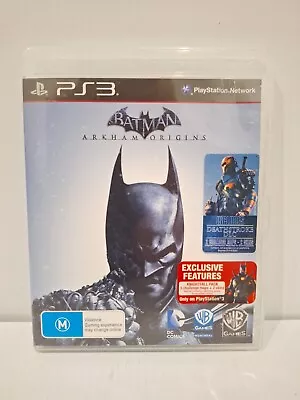 Batman Arkham Origins + Manual - Sony PlayStation 3 PS3 Game PAL Complete • $18.66