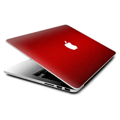 Skin Decals Wrap For MacBook Pro Retina 13  - Red Carbon Fiber Look • $15.98