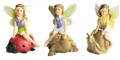 £6.98 • Buy Fairies Enchanted Garden Decor Ornaments Outdoor Home Fairy Statue Figurine Gift