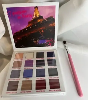 Bh Cosmetics Passion In Paris Eyeshadow Palette W/ Free Eye Shadow Brush NIB • $18.95