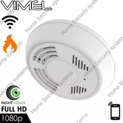 Smoke Detector Security Camera PIR 8 Months Long Battery Life WIFI Spy Hidden • $239