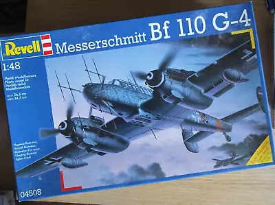 Revell 04508 - Wwii German Messerschmitt Bf110 G-4 - 1/48 Scale Model Kit • £29.99