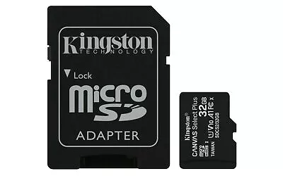 Kingston Micro SD Card 32GB 64GB 128GB 256 Class 10 SDXC Phone Memory & Adapter • £4.97