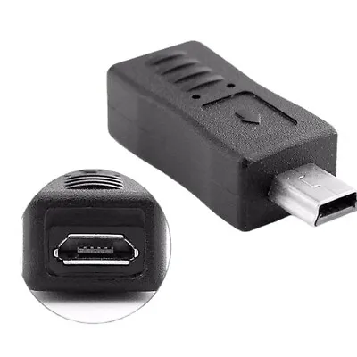 Micro USB Female To Mini USB Male Adapter Connector Converter Adaptor For PhJFM • $1.19