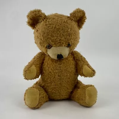 Vintage Knickerbocker Old Fashioned Jointed Teddy Bear Plush Stuffed Animal • $59.99