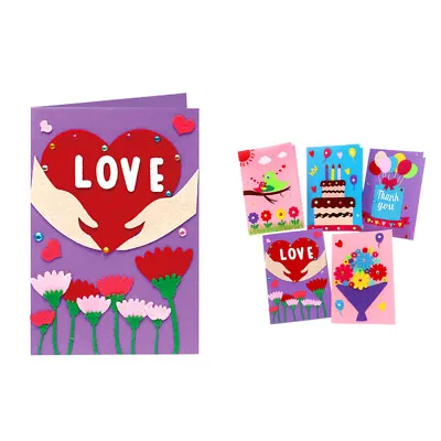 £7.83 • Buy  5 Pcs Thank You Art Crafts Kids Kits Making Child Card Self Made