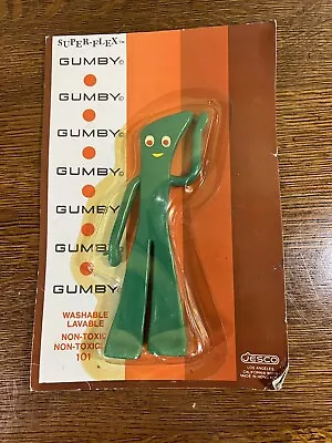 Sealed Vintage GUMBY Super-Flex Bendy Toy 6  Bendable Figure Jesco New Unpunched • $39